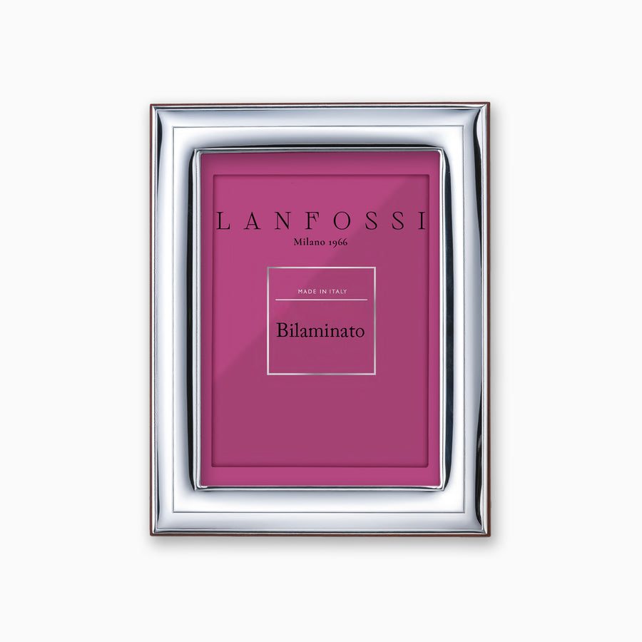 Cornice in Argento Bilaminato liscia con linea