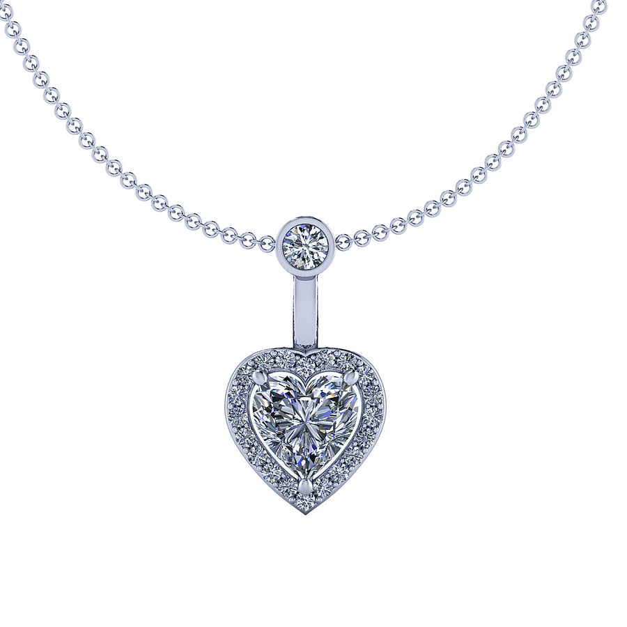 Girocollo Diamante taglio Cuore
