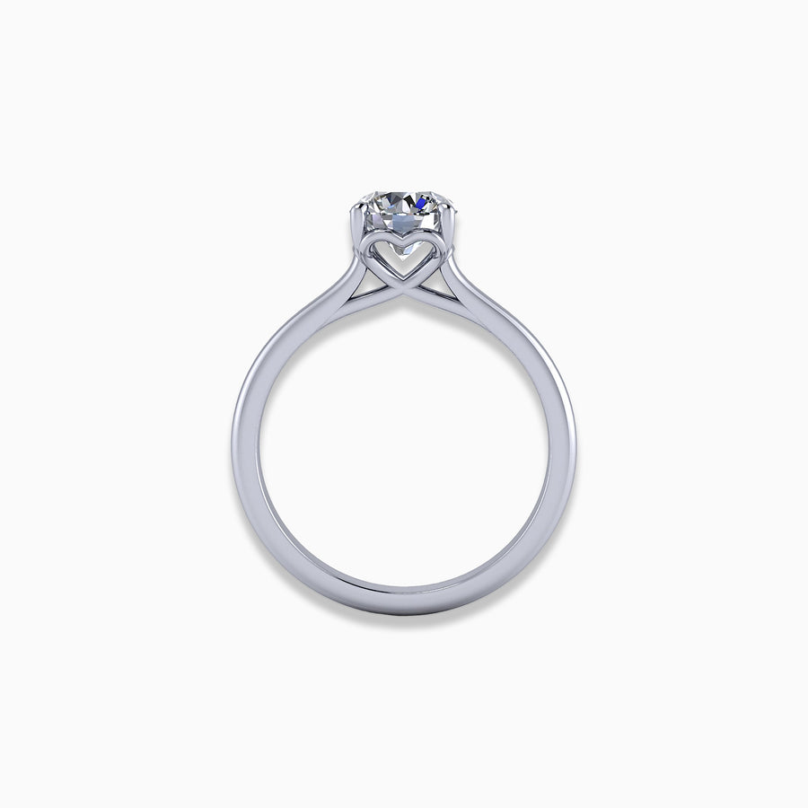 Brilliant Cut Diamond Heart Solitaire