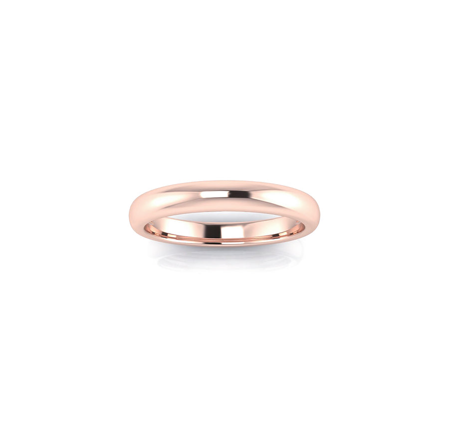 Classic Rose Gold Wedding Ring