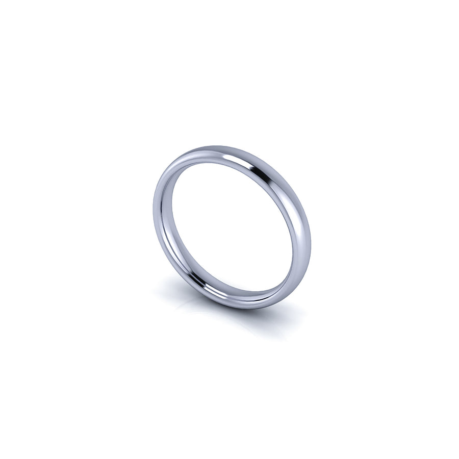 Comfort Fit wedding ring 3 mm