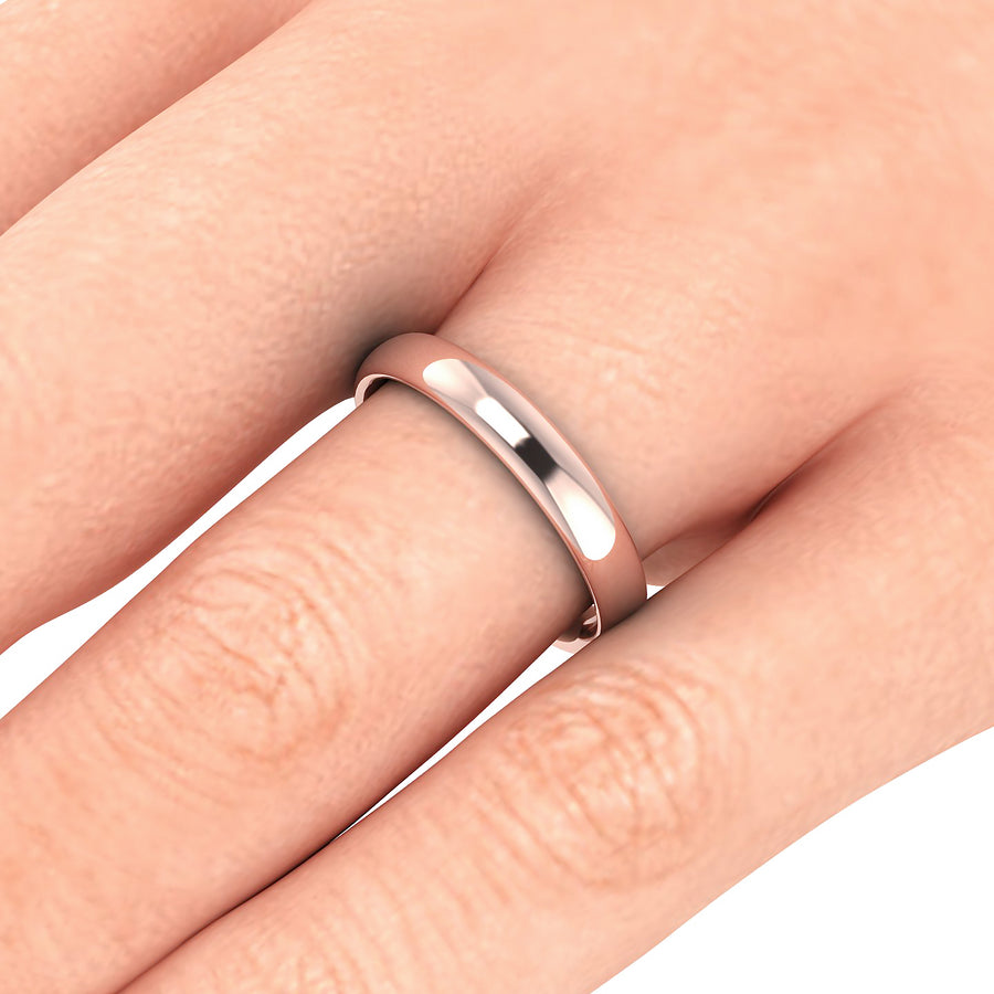 Comfort Fit wedding ring 3 mm