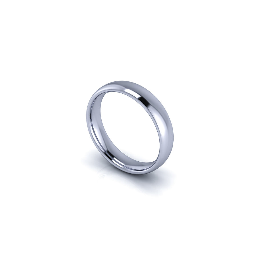 Confort Fit wedding ring 4 mm