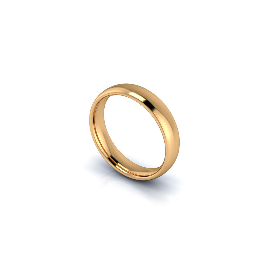 Confort Fit wedding ring 4 mm