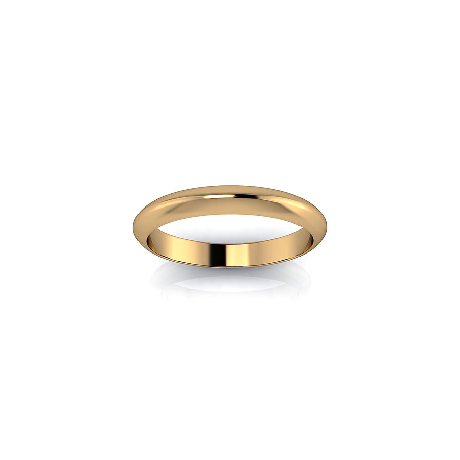 Francesina Yellow Gold Wedding Ring