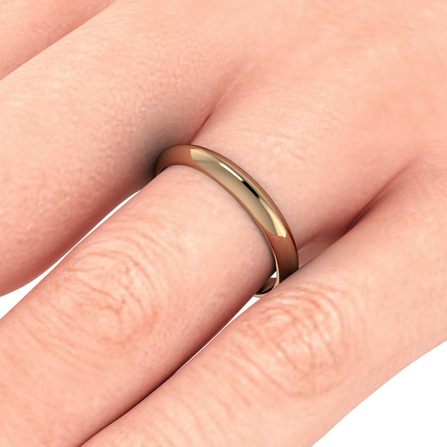 Francesina Yellow Gold Wedding Ring