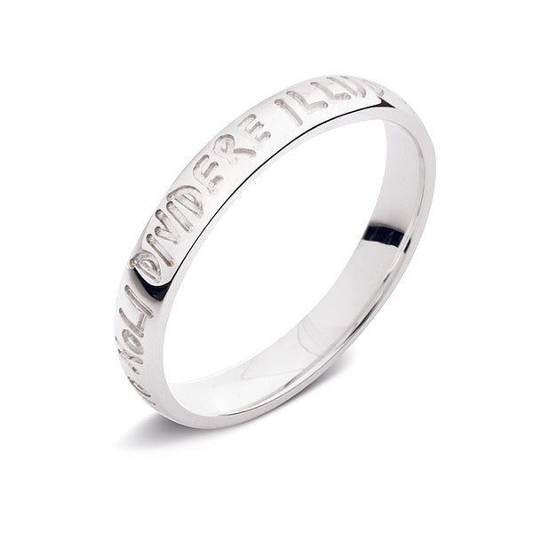 Lanfossi Eternity Wedding Ring White Gold