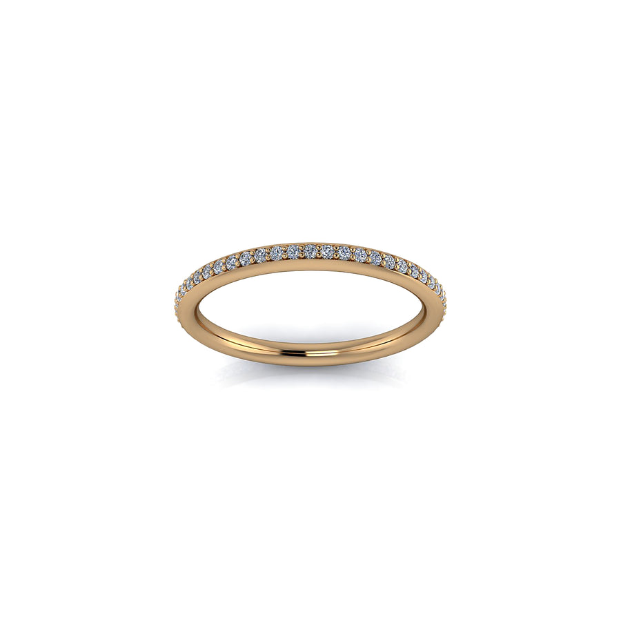 Eternel Diamond Ring First Kiss Yellow Gold