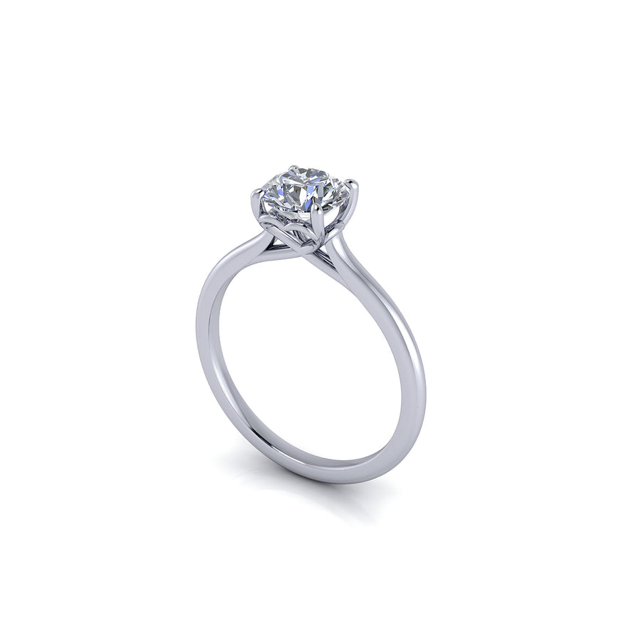 Brilliant Cut Diamond Heart Solitaire