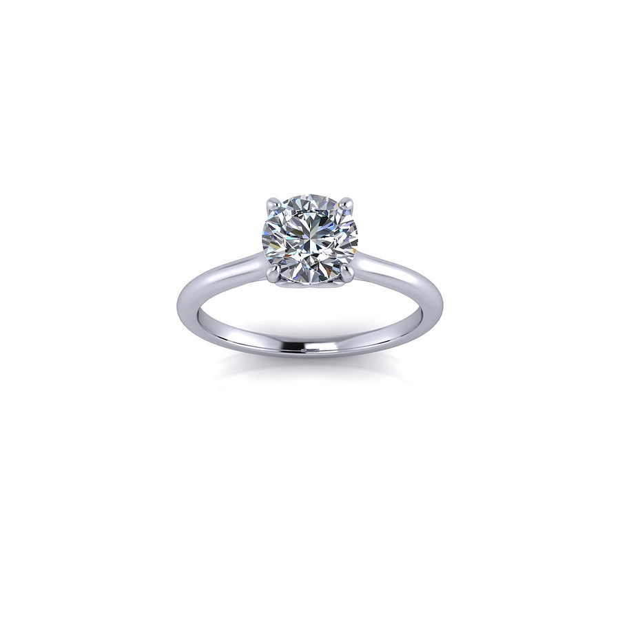 Brilliant Cut Diamond Heart Solitaire