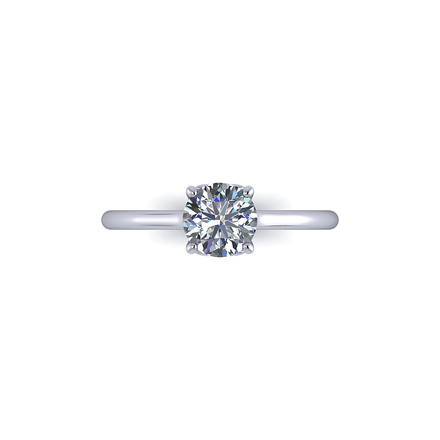 Brilliant Cut Diamond Heart Solitaire