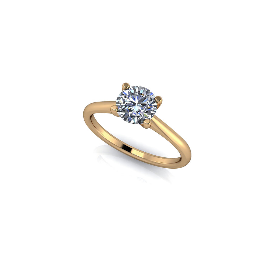 Daylight Diamond Solitaire Yellow Gold