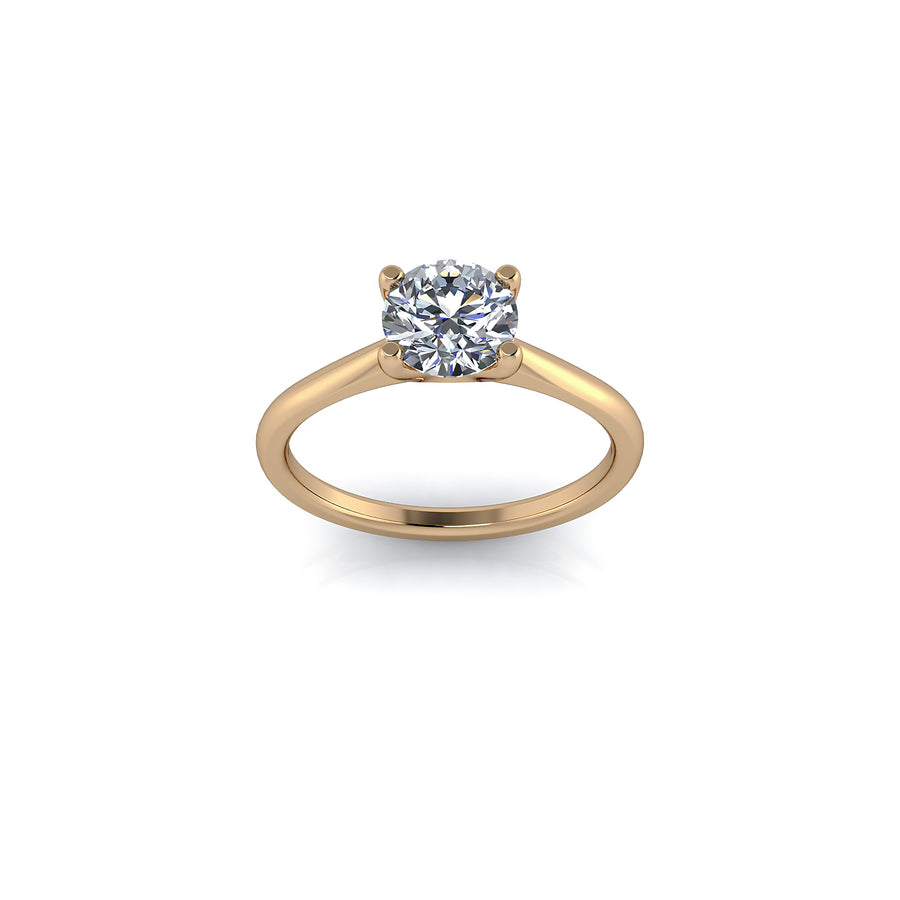 Daylight Diamond Solitaire Yellow Gold