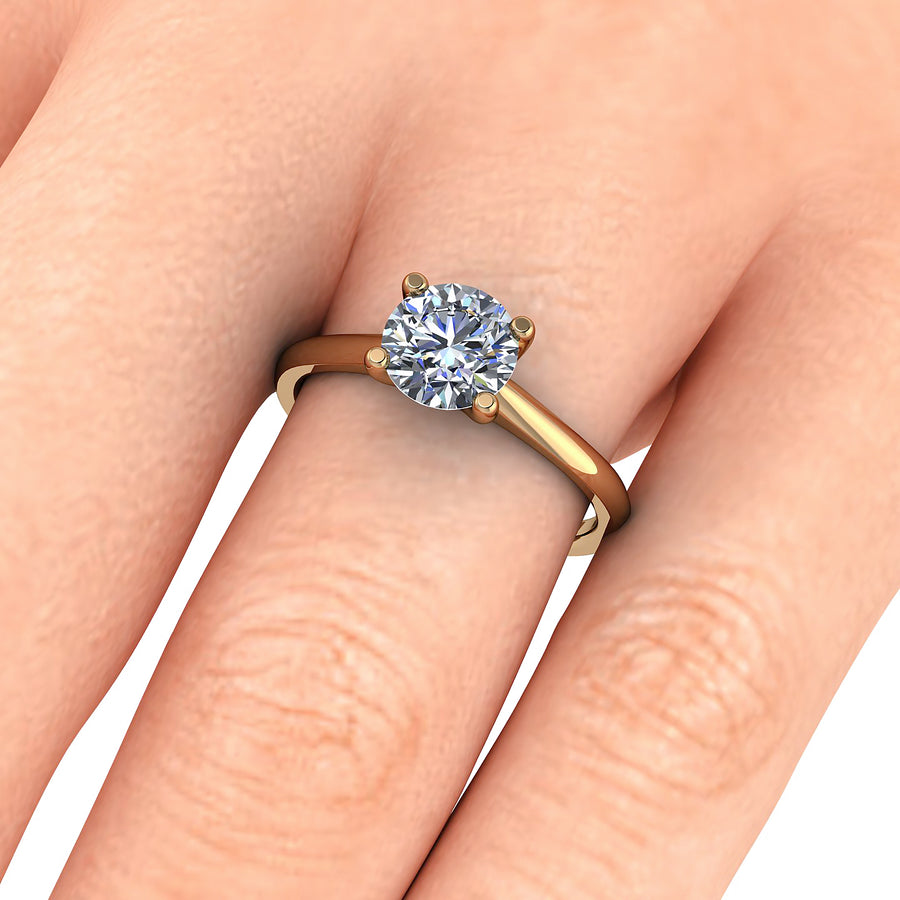 Daylight Diamond Solitaire Yellow Gold