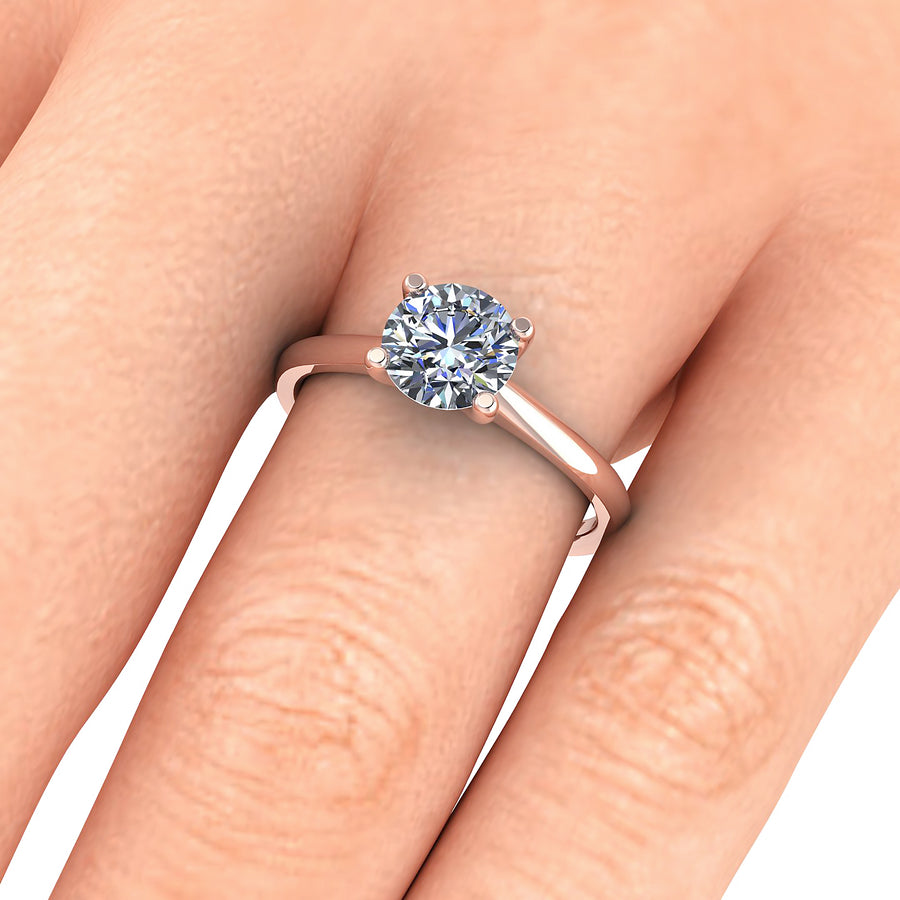 Daylight Diamond Solitaire Rose Gold