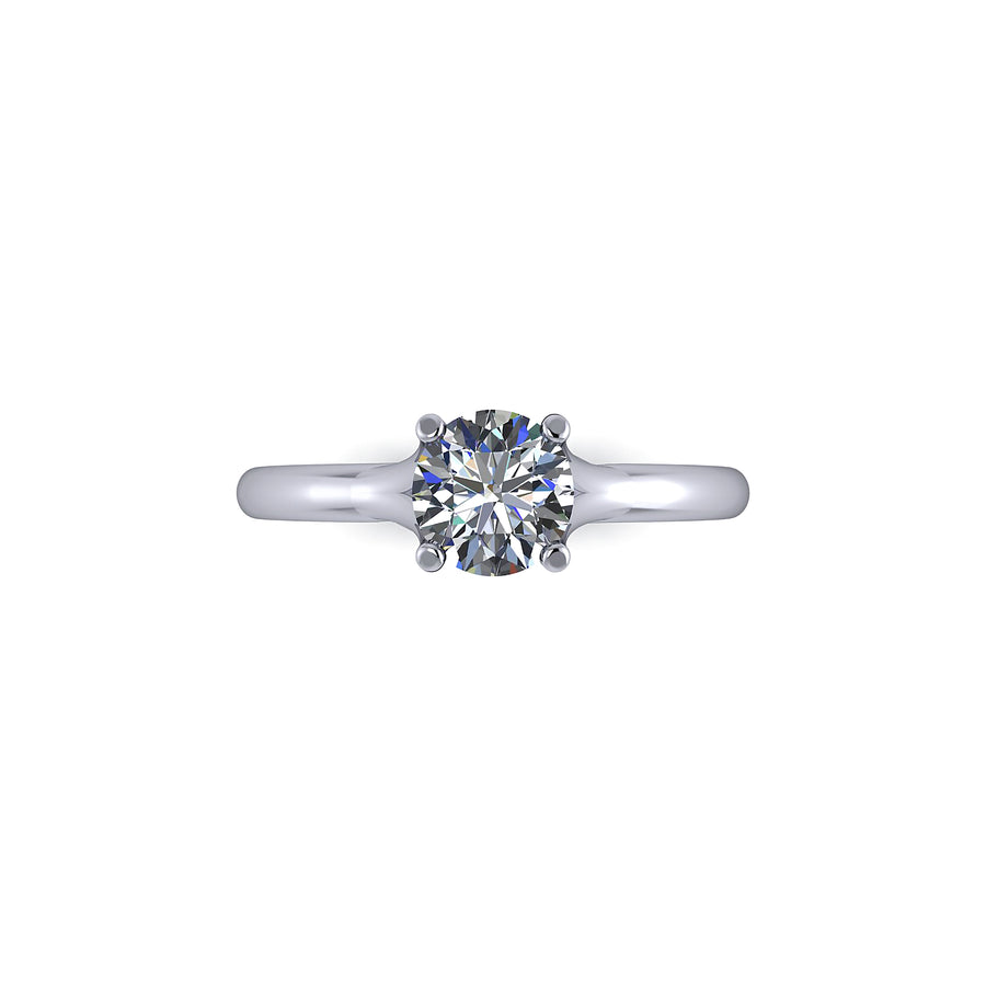 Intersection Solitaire Brilliant cut diamond