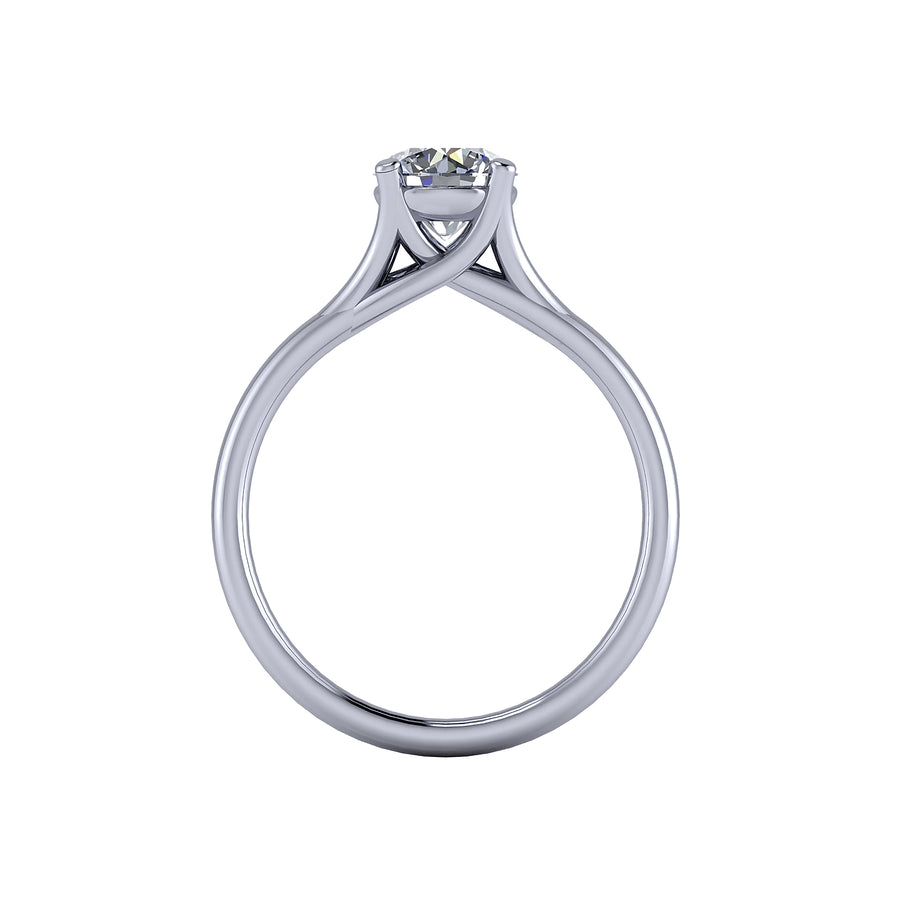 Intersection Solitaire Brilliant cut diamond