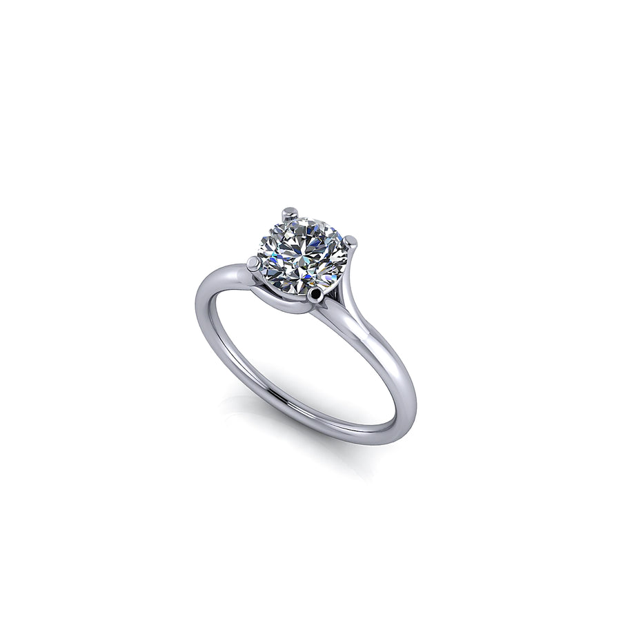 Intersection Solitaire Brilliant cut diamond